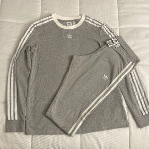 Adidas 3- Strip Tights and Top